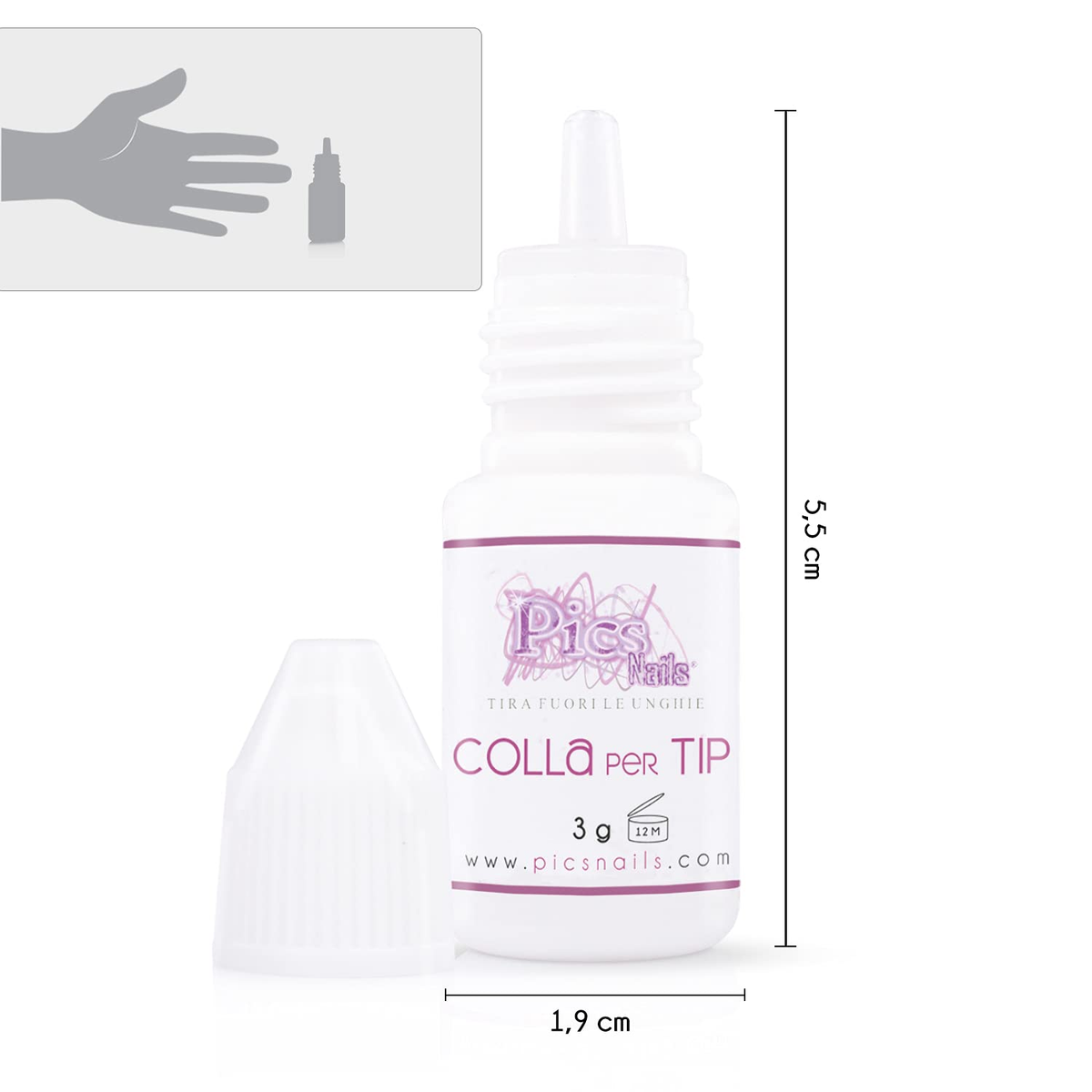 Professioneller Nagelkleber Extra Stark – 3 × 3 g
