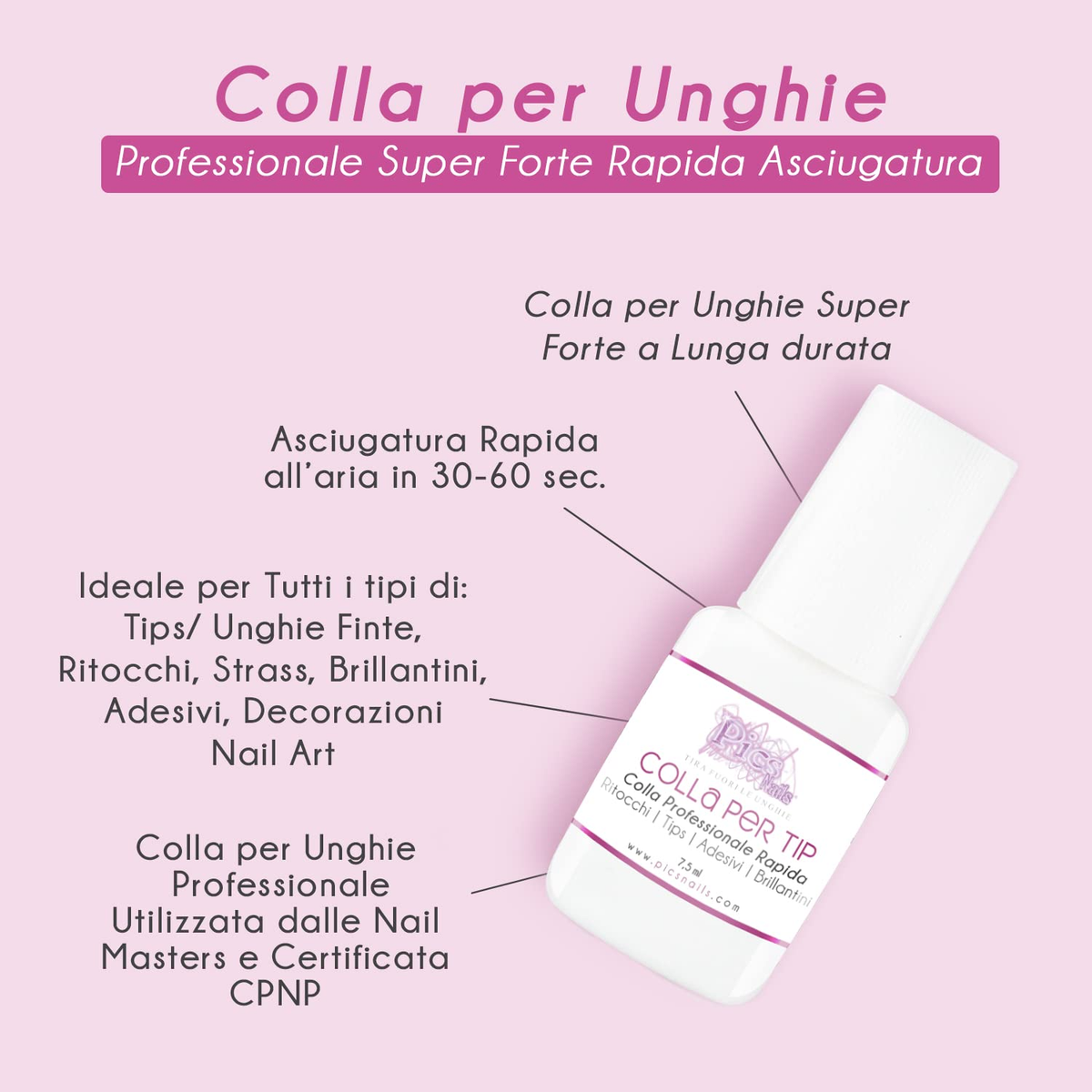 Professioneller Nagelkleber Extra Stark – 7,5 g