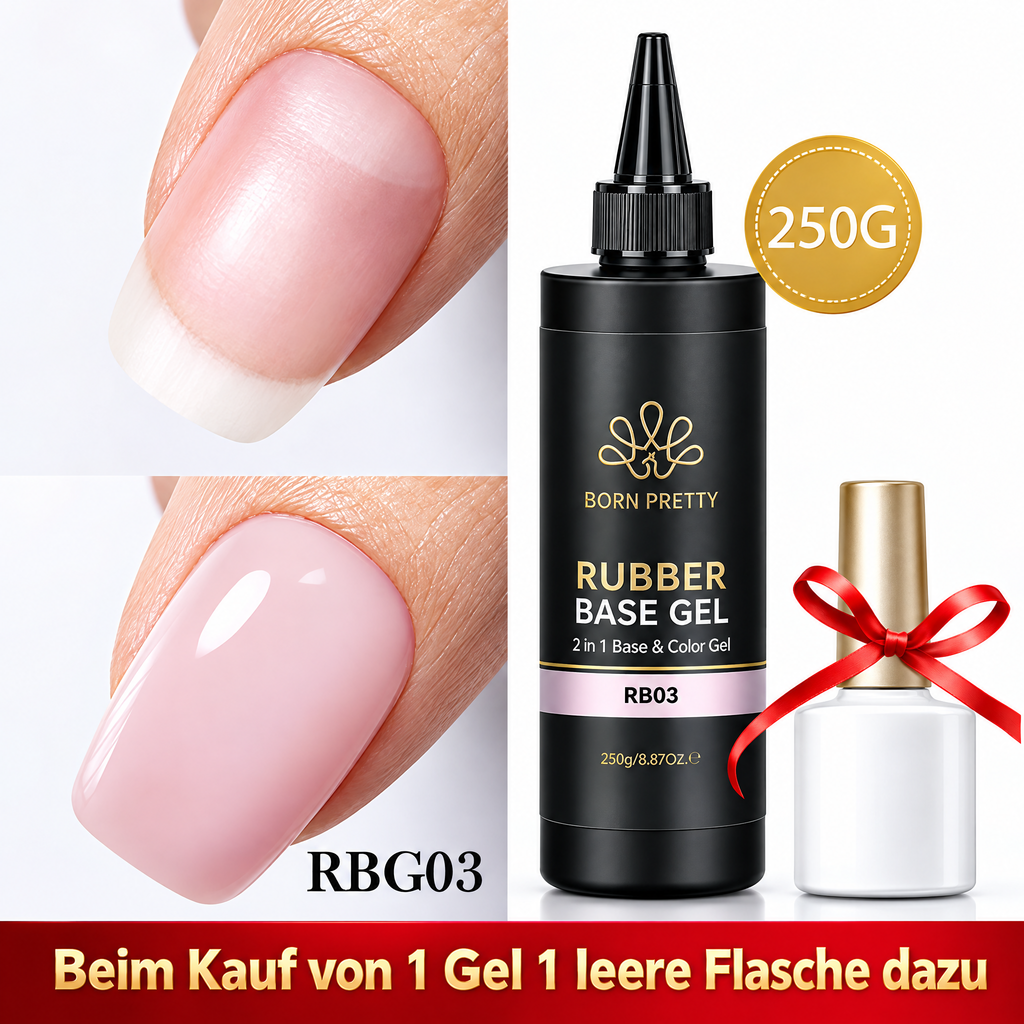 BORN PRETTY Base- und Top-Coat Nachfüllgel – 250 g