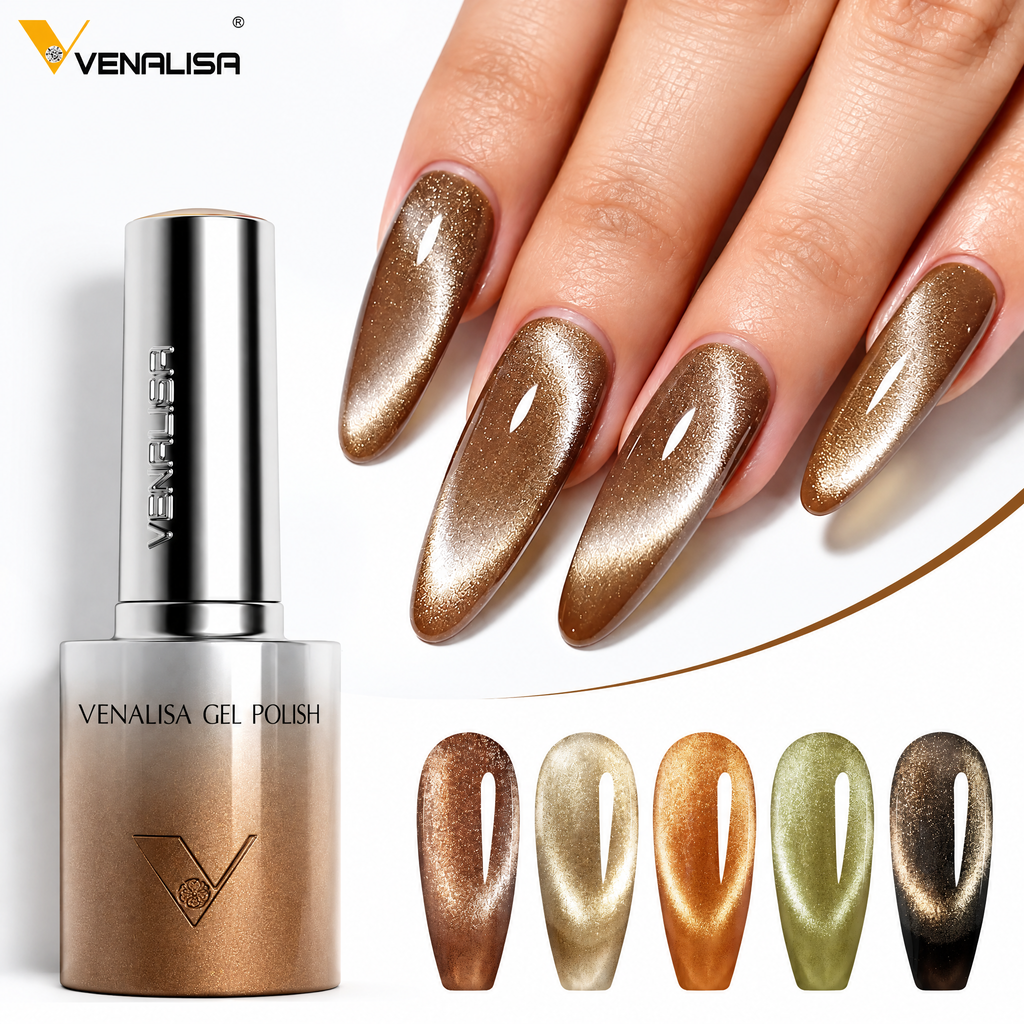 VENALISA Cat-Eye Glitzer-Farbgel – 10 ml