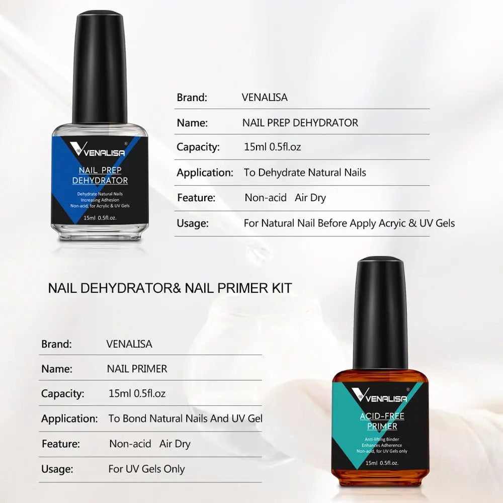 VENALISA Nail Prep Set: Dehydrator & säurefreier Primer