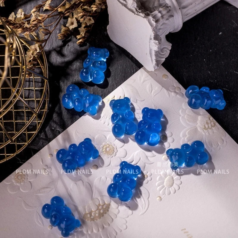 3D Gummibärchen Nail-Art Charms – 50 Stück