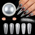 Chrome Spiegelpuder-Set Silber & Gold