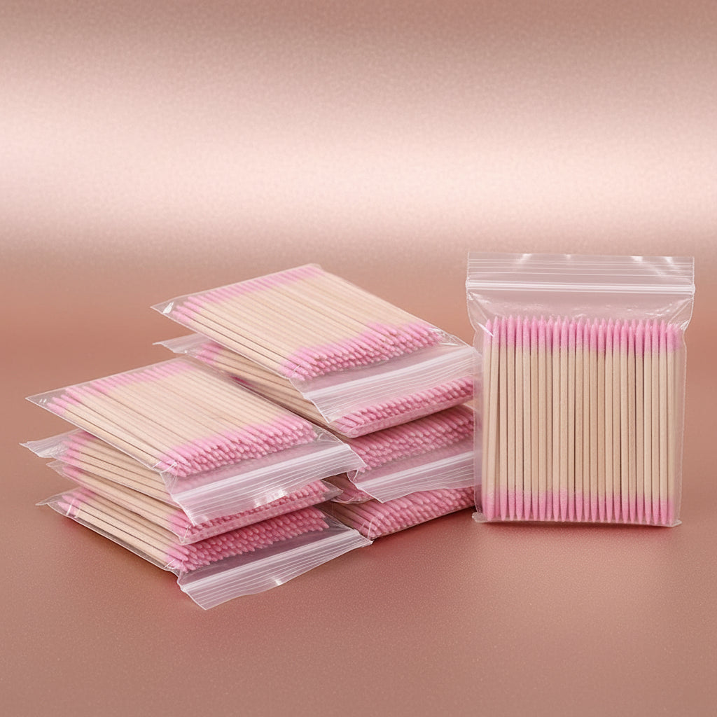 Double-Ended Cotton Swabs Fine Pointed Tips for Nail Art