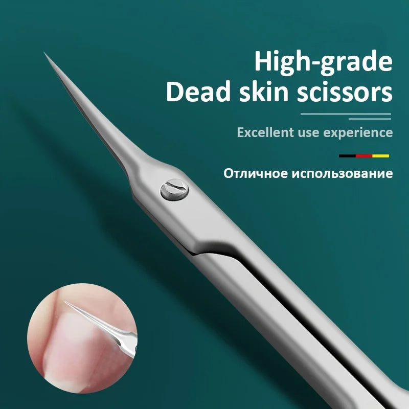 Gebogene Präzisions-Nagelhautschere