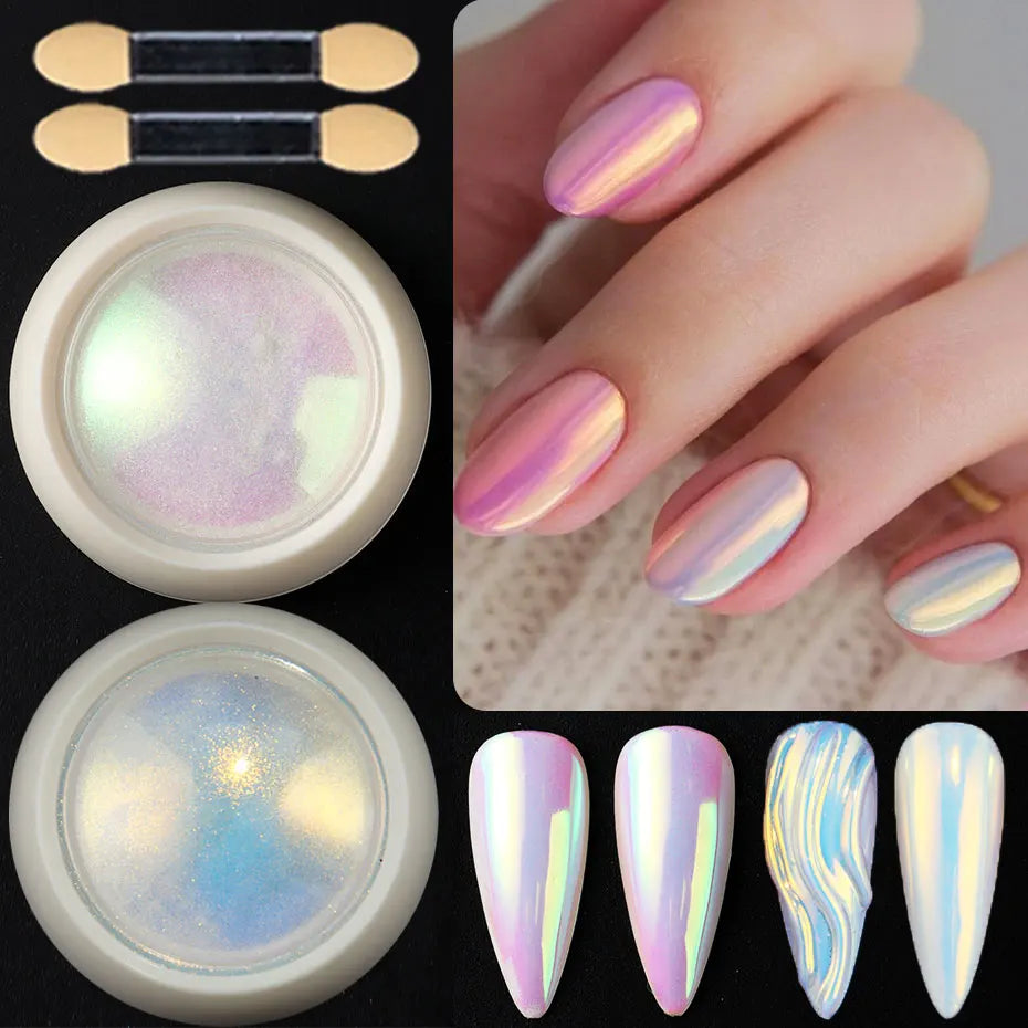 Neon Chrome Effektpuder mit Applikator