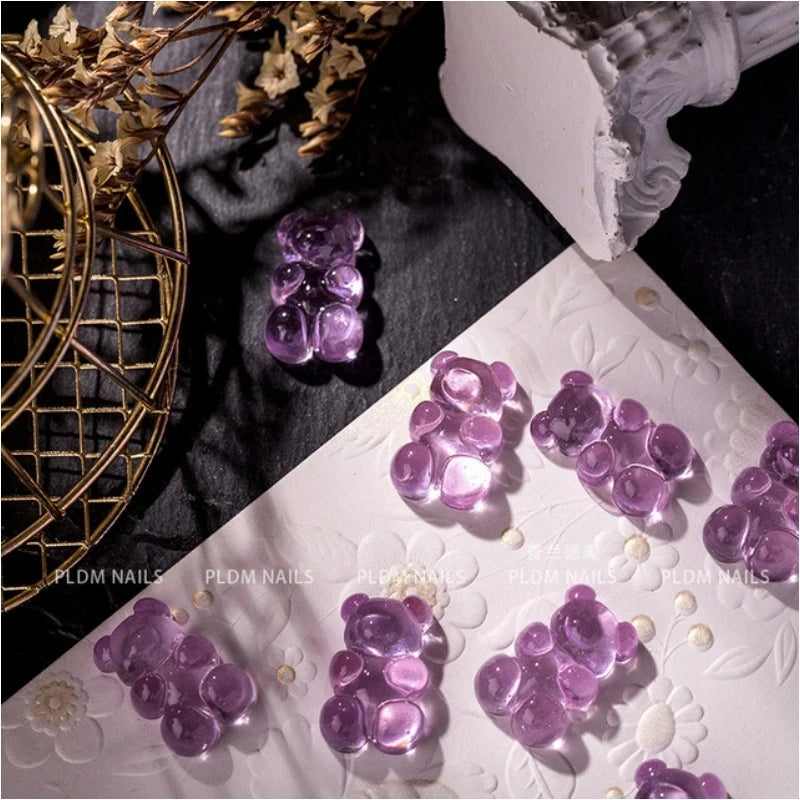 3D Gummibärchen Nail-Art Charms – 50 Stück