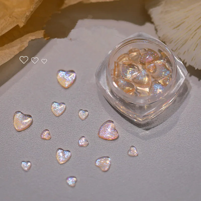 3D Herz Nail-Art Charms