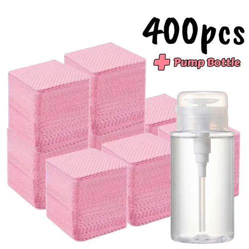 Fusselfreie Nail-Wipes mit Spender – 20/600 Stück