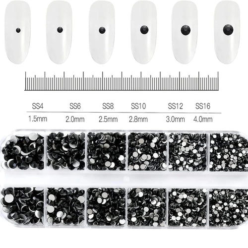 AB Strassstein-Mix für Nail Art – 180 Stück