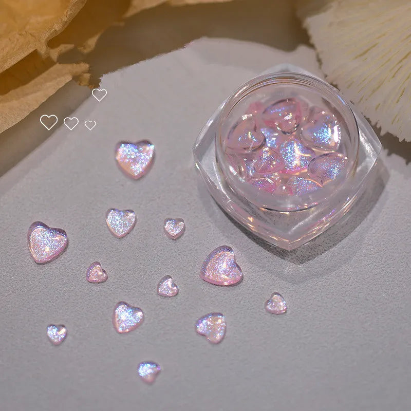 3D Herz Nail-Art Charms