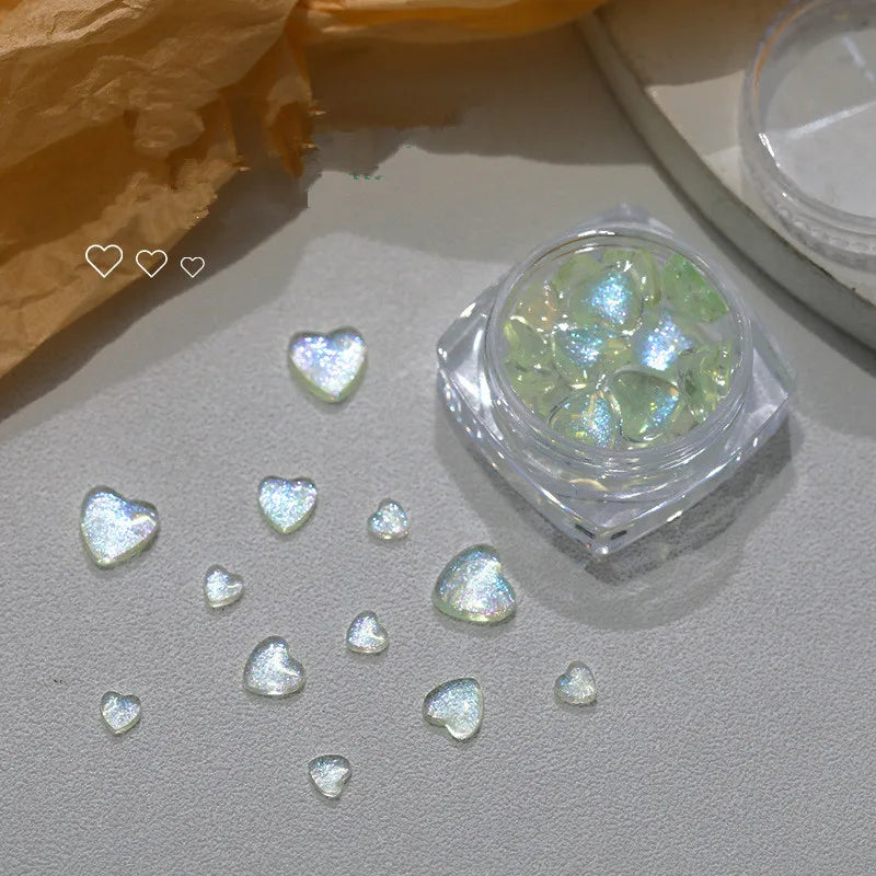 3D Herz Nail-Art Charms