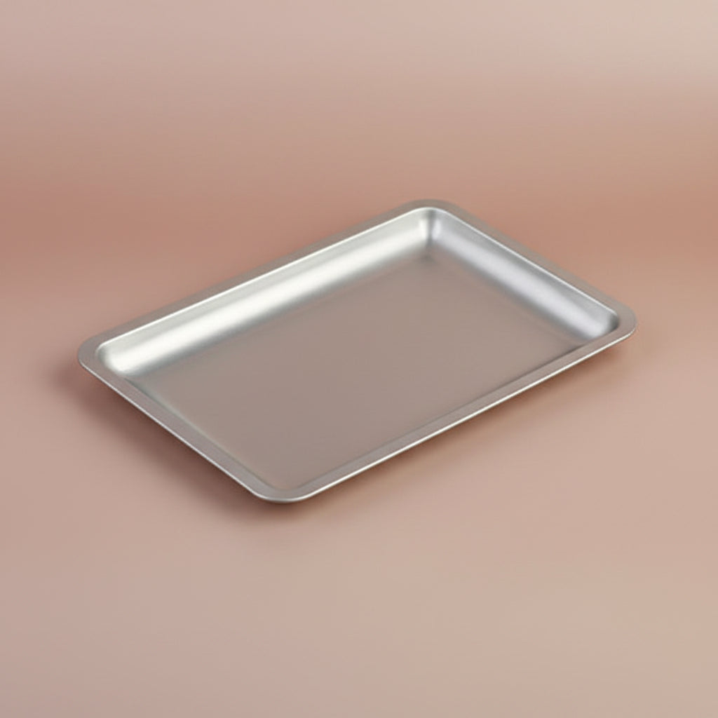 Square Stainless Steel Cosmetic Storage