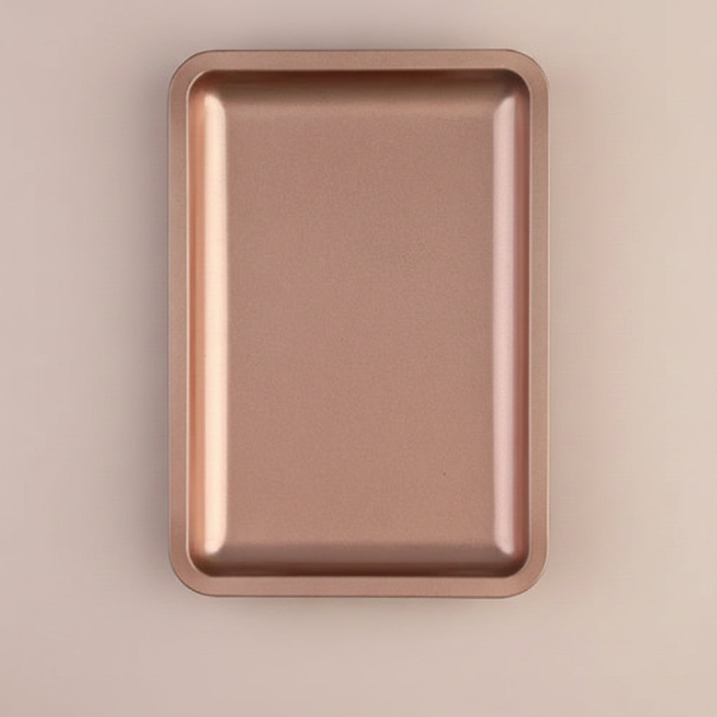 Square Stainless Steel Cosmetic Storage