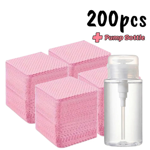 Fusselfreie Nail-Wipes mit Spender – 20/600 Stück