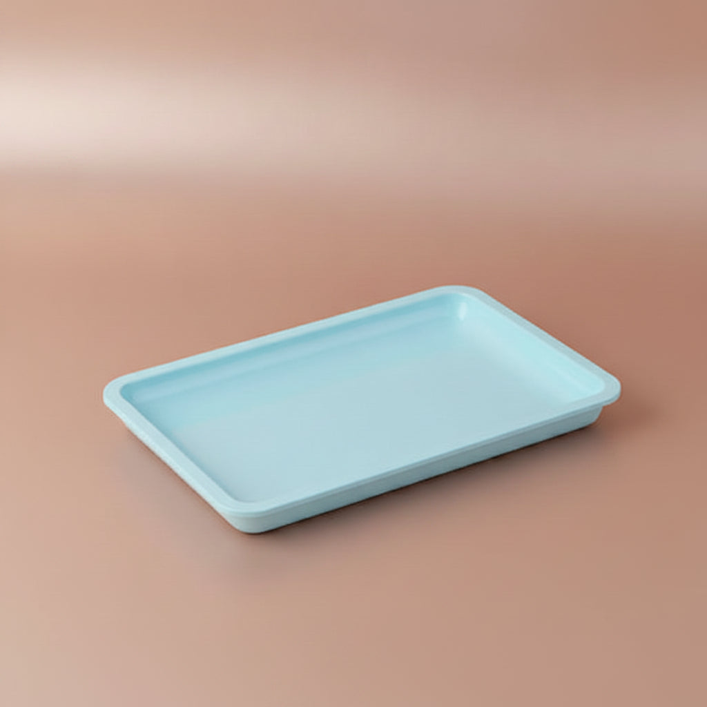 Square Stainless Steel Cosmetic Storage