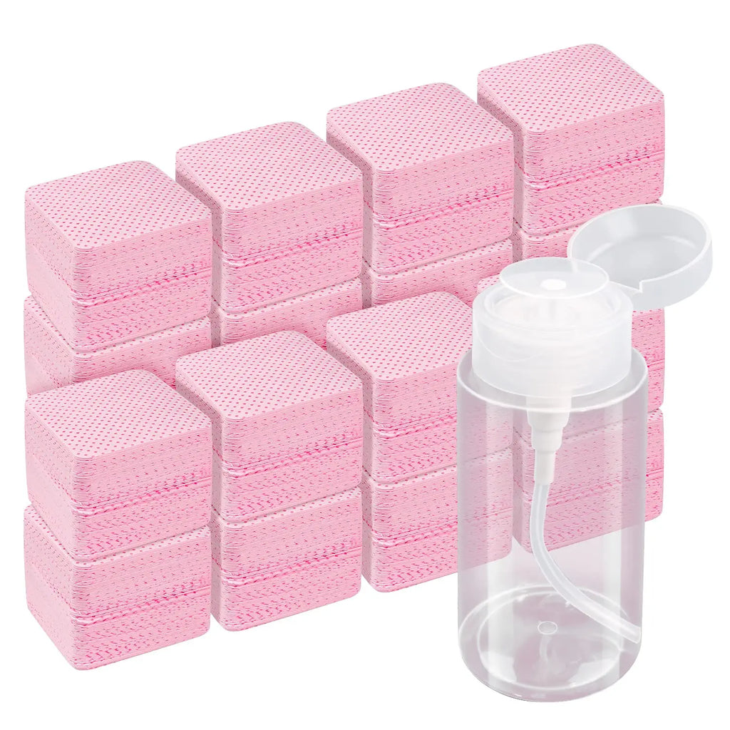 Fusselfreie Nail-Wipes mit Spender – 20/600 Stück