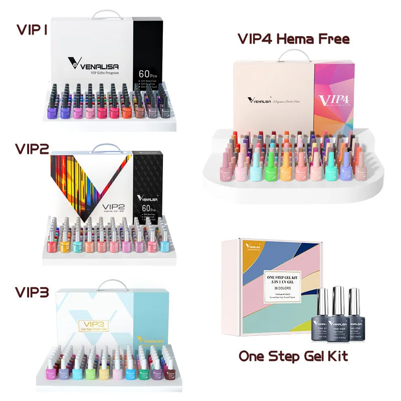 VENALISA Farbgel-Set VIP4 – 36/60 Farben