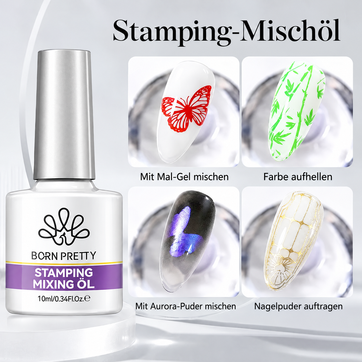 BORN PRETTY Stamping- und Mischgel – 10 ml