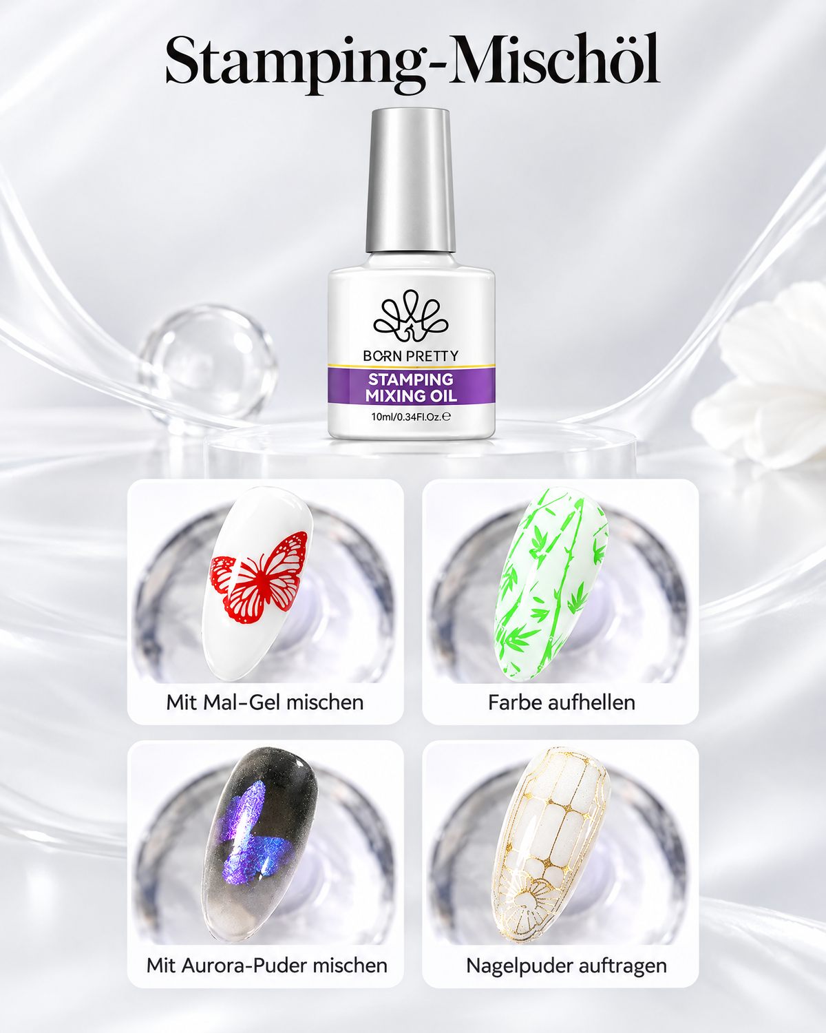 BORN PRETTY Stamping- und Mischgel – 10 ml