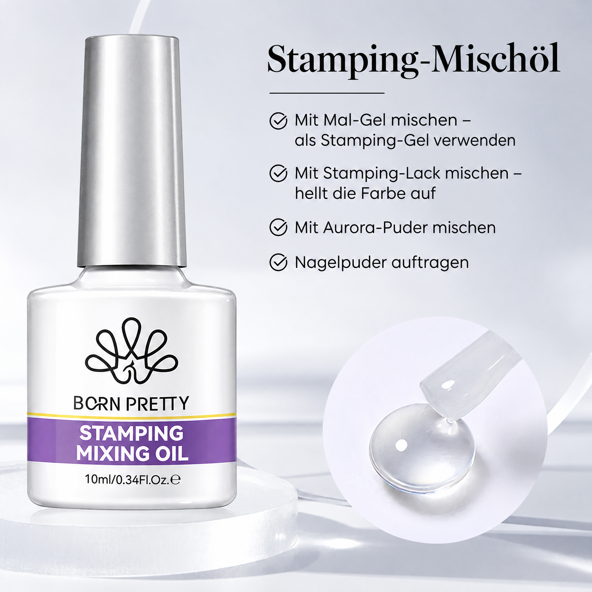 BORN PRETTY Stamping- und Mischgel – 10 ml