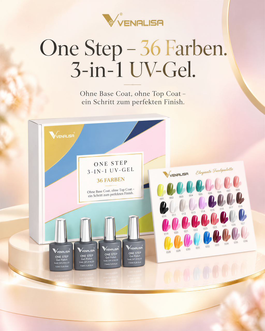 VENALISA Farbgel-Set VIP4 – 36/60 Farben