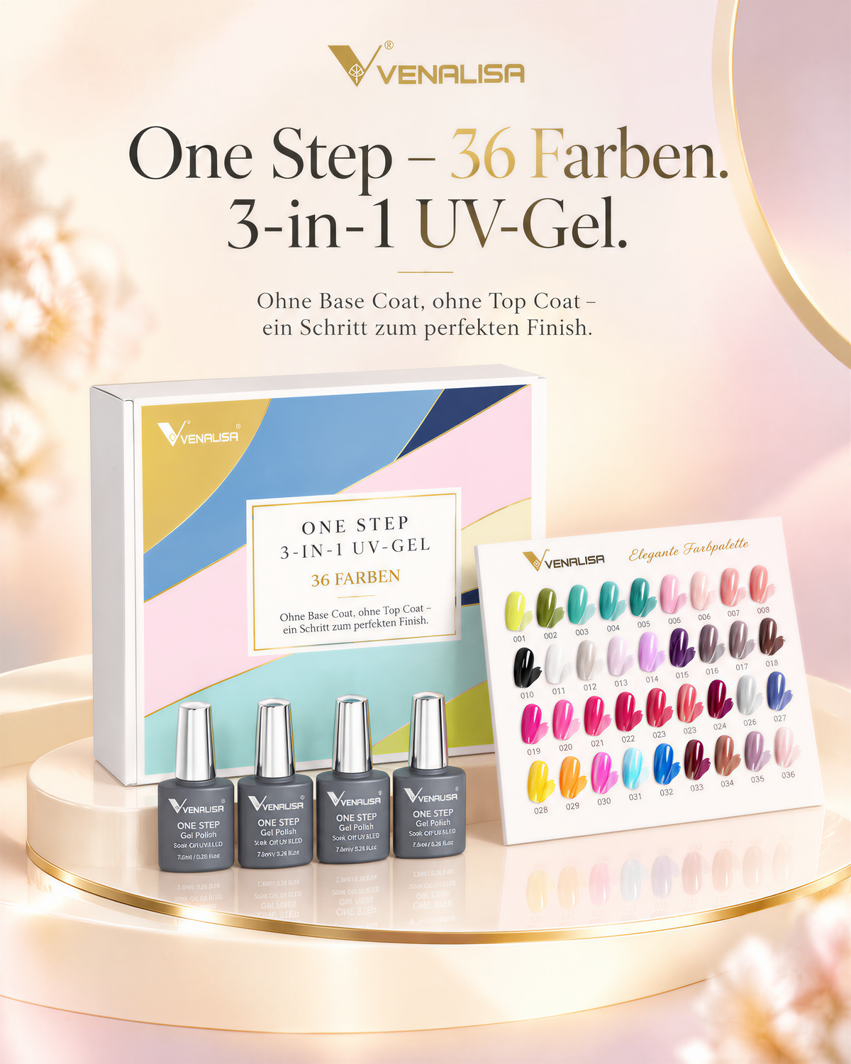 VENALISA Farbgel-Set VIP4 – 36/60 Farben