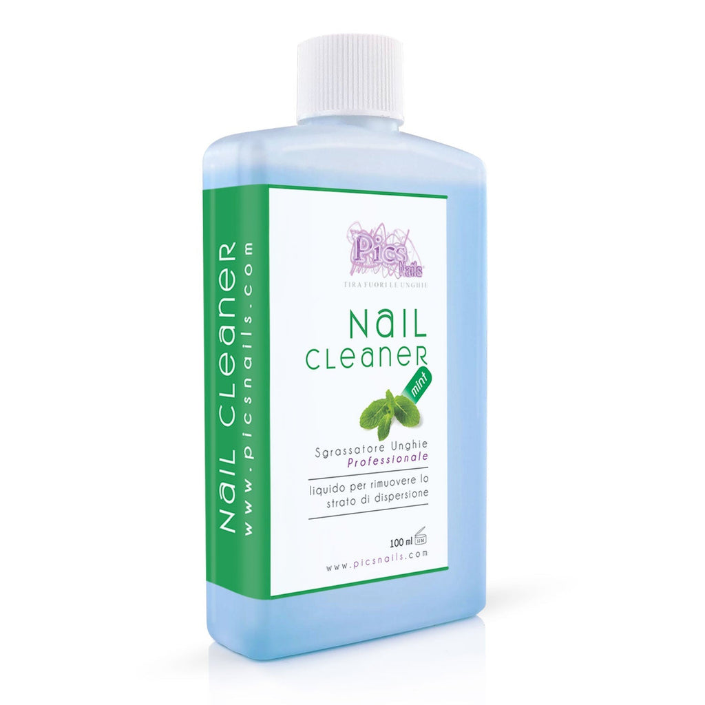 GlowCleanNails professioneller Nagel-Cleaner mit Minzduft in 100 ml Flasche zur Entfernung der Schwitzschicht