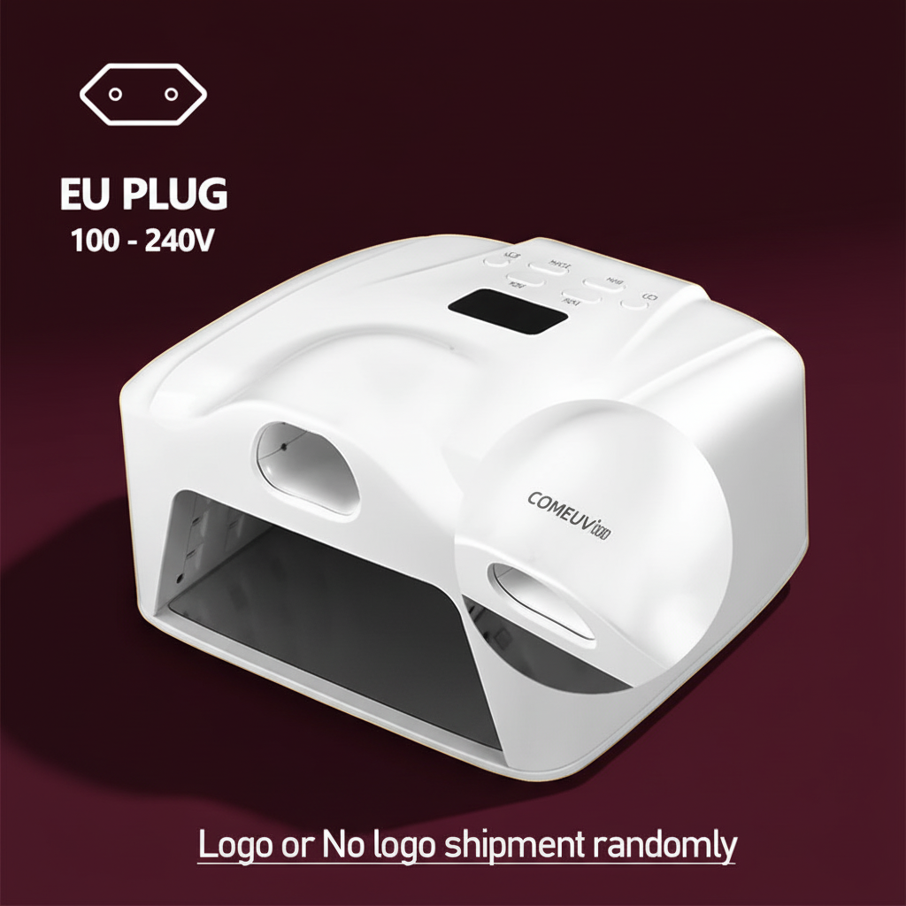 GlowCleanNails 2-in-1 UV/LED-Nagellampe in Weiß mit 78 LEDs für präzises Aushärten von Fingernägeln und Zehennägeln