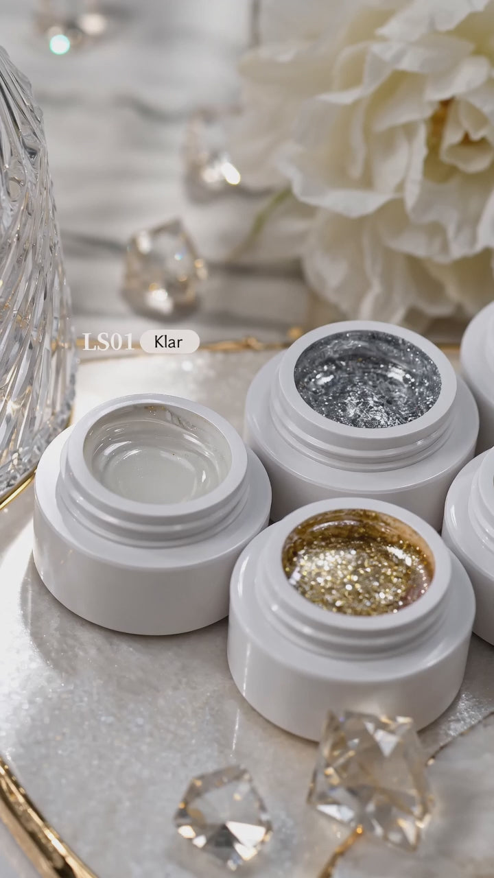 BORN PRETTY Spider Gel Schwarz, Weiß & Silber – 5 ml